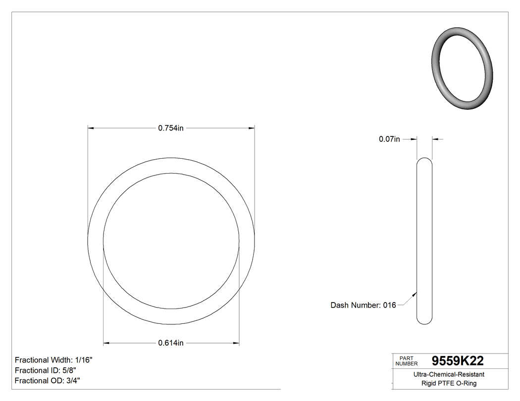 Technical drawing - 9559K22